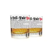 Whiskey Glasses – The TellTale Heart Edgar Allan Poe Glasses Set of 2 | Liter...