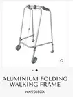 Lightweight Aluminum Foldable Walking Frame
