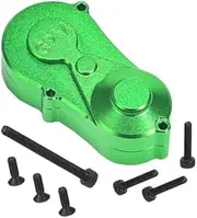 Aluminium 7075 Center Gear Box Housing Set with Covers for Losi 1/18 Mini LMT 4X4 Brushed Monster Truck RTR-LOS01026 Upgrades - Green