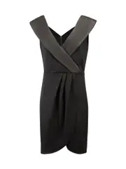 Black Collared Mini Dress