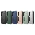 For Galaxy Z Fold 6 Hinge Protection Kickstand Rugged Case with Screen Protector