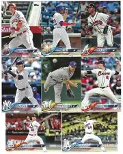 2018 Topps Ser 1 & 2 set Ohtani Devers Buehler Albies Hoskins RC (700 cards)