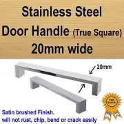Kitchen Cabinet Cupboard Kitchen Drawer Door Handle -Stainless Steel 20mm Square