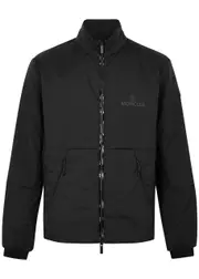 Moncler Logo Padded Shell Jacket - Black - 5, Men's Designer Shell Jacket, Male - 5 5