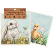 Primitives by Kathy White Bunny Swedish Dishcloth Set