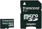 Transcend -1 16GB MicroSDHC Card - Retail - TS16GUSDHC10
