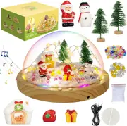 Edition Christmas Toys for Girls Creative Magic Xmas Nightlight Project, Arts and Crafts Kits USB Upgrade, Boys Princess Gifts for Kids 4 5 6 7 8 9 Year Old