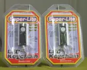 2 X Super-lite Miraclebeam LED Keychains Lights New in Packages w/ Batteries