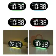 LED Digital Alarm Clock Modern Electronic Desk Clock for Home Bedside Dorm