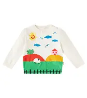 [Stella McCartney Kids] Stella McCartney Kids Baby cotton and wool sweater M 3 multicoloured