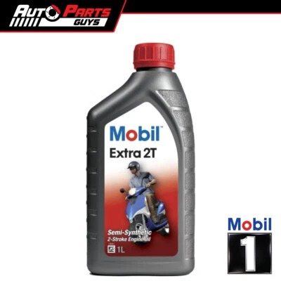 MOBIL EXTRA 2T 2 Stroke Semi Synthetic Engine Oil 1 Litre | 136051