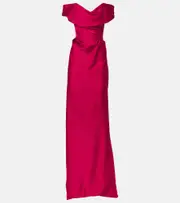 [Vivienne Westwood] Vivienne Westwood Nova Cocotte satin corset gown AU 14 red