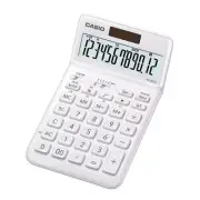 Casio JW-200SC-WE Premium & Stylish Calculator (White)