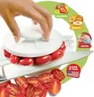 Vegetable Cutter - Bagel Slicer with Non-Slip Holder for Easy and Stable Slicing