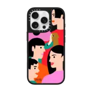 iPhone 16 Pro Mirror Case MagSafe Compatible People by Eszter Chen