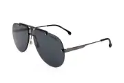 Carrera CA1052/S V81 65 RUTHENIUM BLACK 65/12/145 Unisex Sunglasses