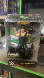 WWE Elite Ringside Exclusive Undertaker Summerslam 2001 with WCW Tag Belt