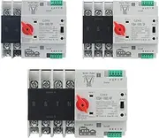 CEKGDB YCQ4-100E Series 2P 3P 4P Din Rail ATS Dual Power Automatic Transfer Switch Electrical Selector Switches Uninterrupted Power(3P,63A)