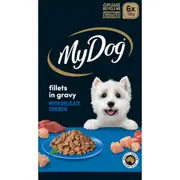 My Dog Chicken in Gravy Wet Dog Food - 6x100g