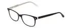 Calabria Ernest 4617 Cat-Eye Reading Glasses +1.25 Black White Men Women 52mm