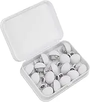Zerodis 16PCS Duvet Cover Clamp/Holder, Prevent Movement, Secure Fixation, Mushroom Shape, Compact, Comfortable Touch, Easy Release Design, Stylish Decor for Bed Sheet, Pillow Cover, White,