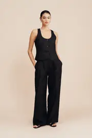 LEON TROUSER - BLACK