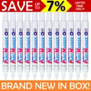 NEW 12x Artline 400XF Paint Permanent Marker 2.3mm Bullet Tip WHITE 140033 BULK