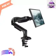 Adjustable Gas Spring Monitor Arm for 13-32 Inch Screens - VESA Desk Mount