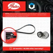 Drive Belt Kit fits FORD GALAXY Mk2 TDCi 2.0D 06 to 15 Set Gates 2110284 Quality