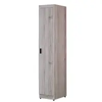 在飛比找momo購物網優惠-【AT HOME】1.2尺淺橡木單門右開收納衣櫃/衣櫥 現代