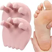 Bunions Corrector Toe Spacers - Overlapping Toes Gel Toe Separator, Foot Arch Support Flat Feet | Big Toe Straightener Hallux Valgus Relief, Foot Pain Comfort Pads, Toe Alignment Tool for Men and Wome