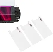 3Pcs Screen Protector, PET Ultra Clear Screen Guard Film LCD Protector Skin for PSP 1000/2000/3000, Anti Scratch 4H Hardness