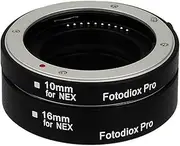 Fotodiox Pro Automatic Macro Extension Tube Set for Sony Alpha E-Mount Mirrorless Cameras for Extreme Close-up Photography