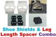 Leg Length cleat spacer shim CRANK BROTHERS EGGBEATER pedal + SHOE SHIELD +WEDGE