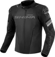 SHIMA Solid 2.0 waterproof Motorcycle Textile Jacket, black, Size L for Men