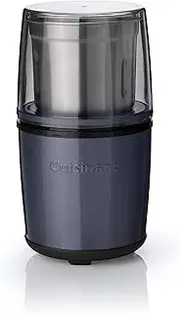 Cuisinart Electric Spice Mill, Coffee Grinder, Nut Mill, Seed Mill for Kitchen, Wet & Dry, Electric, Two Stainless Steel Bowls with Storage Lids, Dishwasher Safe, Blue