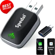 Wireless CarPlay & Android Auto Adapter | Plug & Play USB Dongle for 2017+ Cars