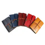 Butterfly Girls Leather Cover Vintage Travel Journal Notebook Kraft Paper Diary Planner Stationery 13344 RED