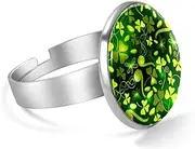 [FVQL] Adjustable Ring for Girls, Clover pattern