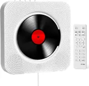 Wall CD Player,Upgraded(Kc809),Bluetooth Speakers & FM Radio with LCD Screen,Wal