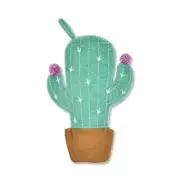 Target Bullseye 16" Potted Cactus Christmas Stocking New