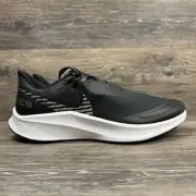 Nike Quest 3 Shield Shoes Men 8 Running Sneakers Black White Water Resistant