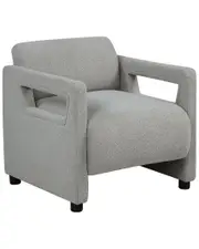 Linon Liam Sherpa Accent Chair