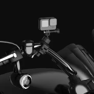 泰迅適用insta360 X2 X3 GoPro11摩托車自行車騎行車把支架固定夾