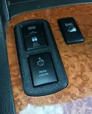 Lexus GX470/LX470 Console Dual Switch Plate (3D Printed)