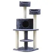 i.Pet Cat Tree 126cm Tower Scratching Post Scratch