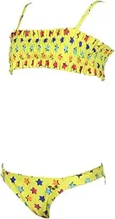 [arena] Girls' Bikini Bandeau All-Over Two-Piece (Pack of 1)