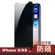 iPhone X XS 濃黑防窺非滿版半屏手機保護貼(iPhoneXS手機殼 iPhoneX手機殼)