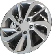 17x7 Aluminum Wheel 10 Spoke Silver Fits 2016-2018 Hyundai Tucson (for: Hyundai)