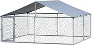 Large Dog Kennel XXL Pet Run Cage Puppy Outdoor Enclosure with Roof Pet House